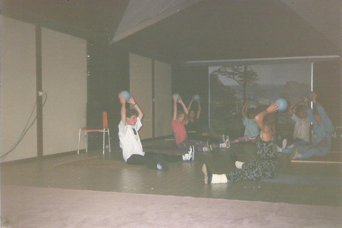 cours de Gym en 1990 c