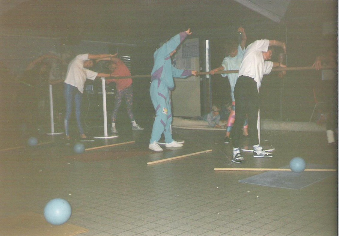 cours de Gym en 1990